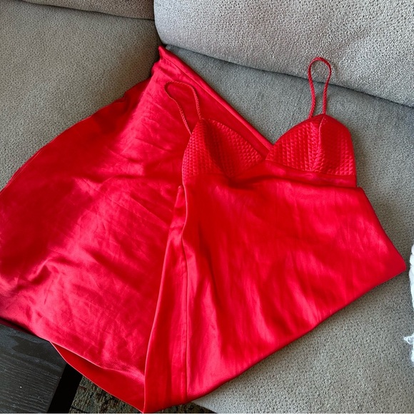 VTG VALENTINO Sexy Slip Maxi Dress M - Picture 1 of 6